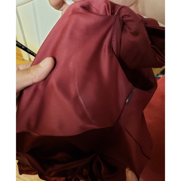 DB Studio Size 14 Red One Shoulder Cocktail Dress - Picture 6 of 6